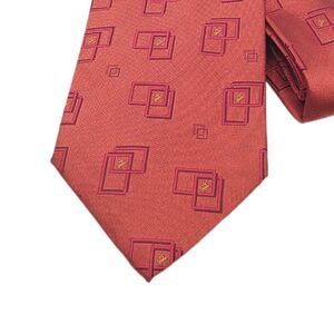 Remy Martin Silk Tie Mens 60” Fine Champagne Cognac Geometric Wide New